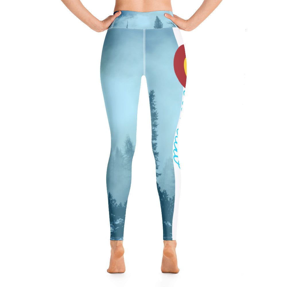 Colorado Yoga Leggings Light Blue