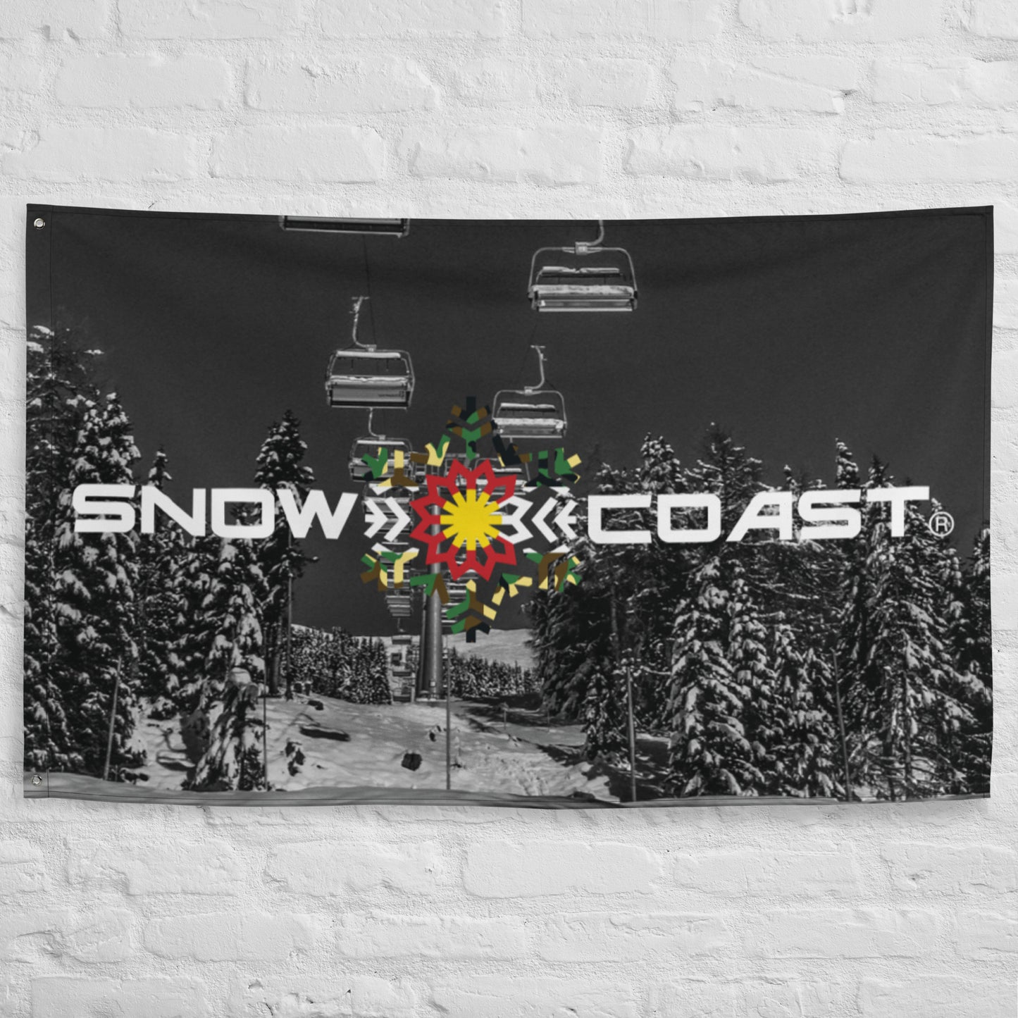 Snow Coast Camo Chair Lift Flag