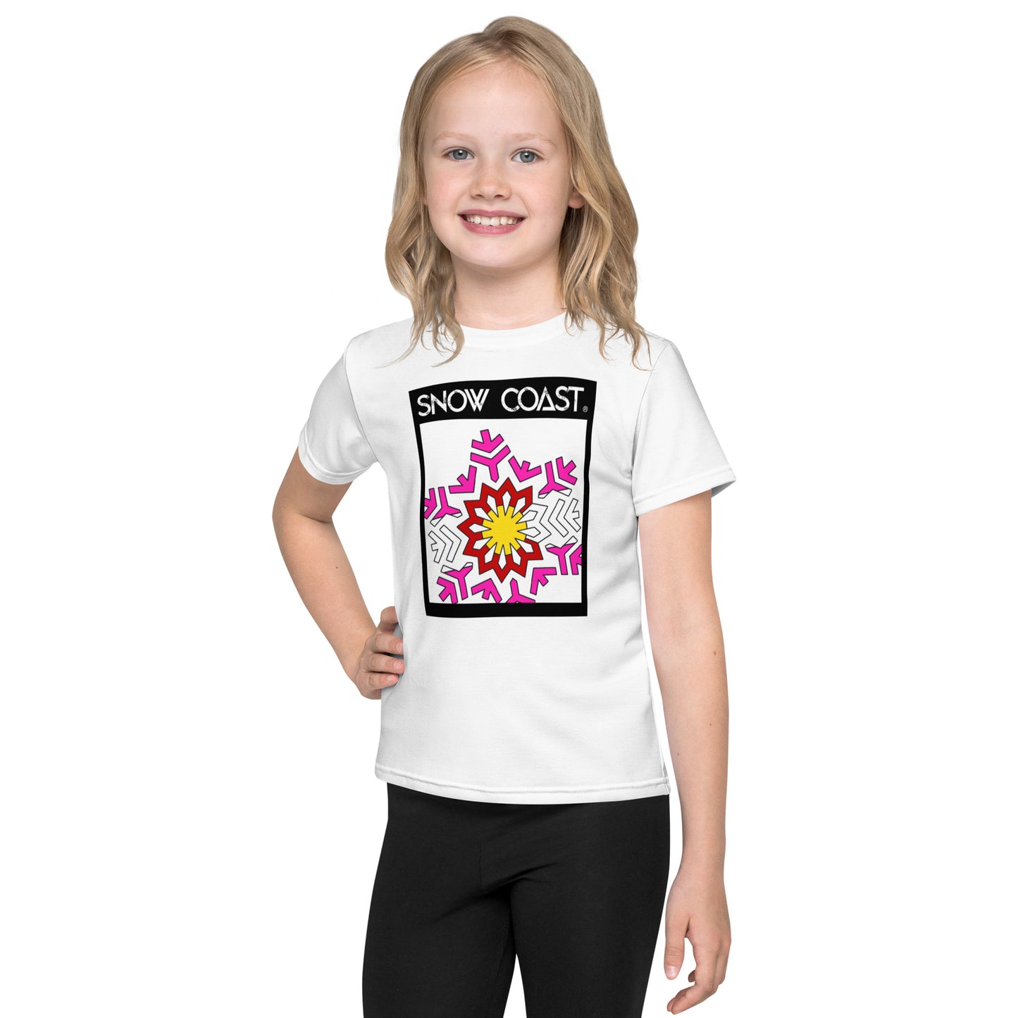 Kids Pink crew neck t-shirt