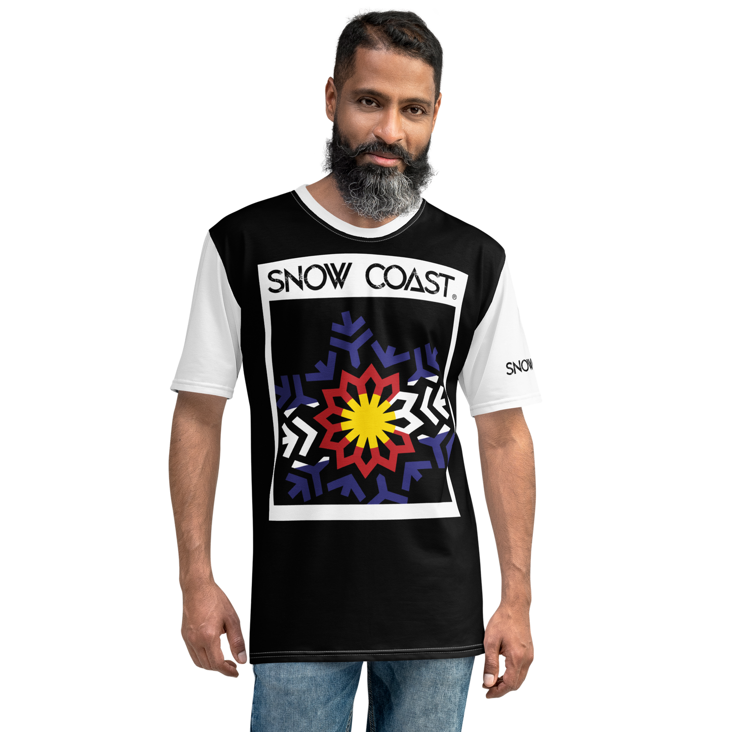 Men's Black Snow Coast Crusin t-shirt