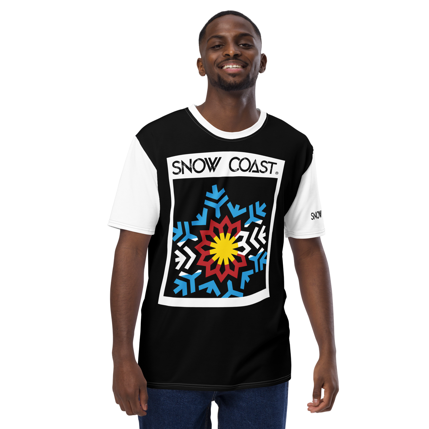 Men's Black Snow Coast Crusin t-shirt