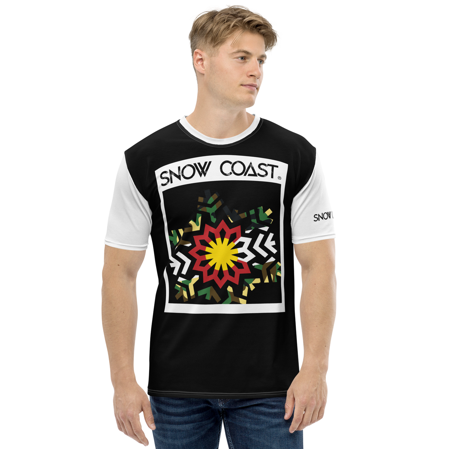 Men's Black Snow Coast Crusin t-shirt