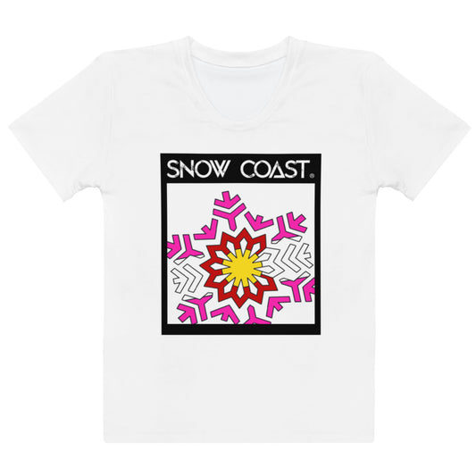 Women's Pink Snow Coast T-shirt
