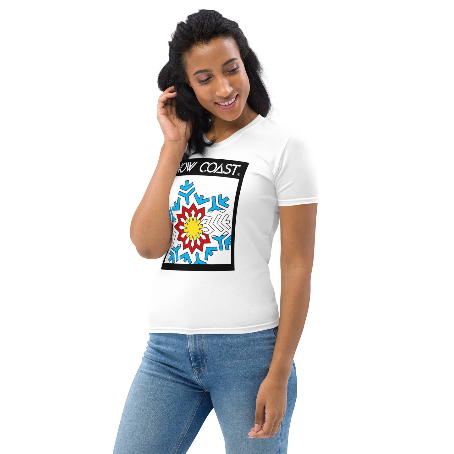 Women's Light Blue Snow Coast T-shirt