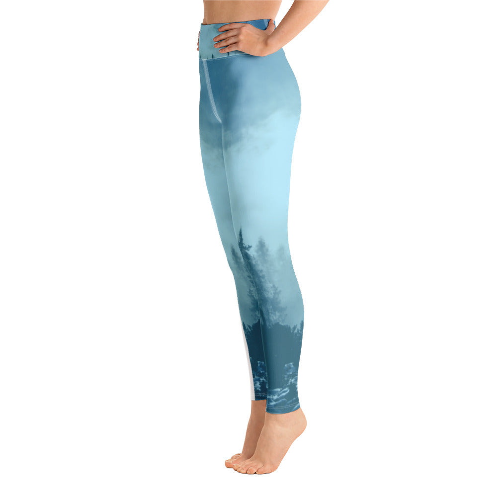 Colorado Yoga Leggings Light Blue