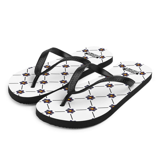 Men's Snow Coast OG Blue Pattern Flip-Flops