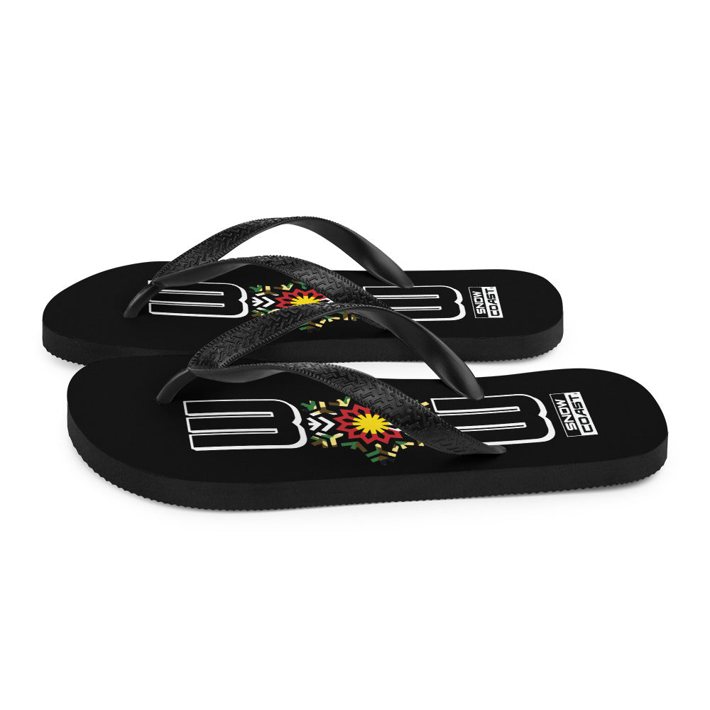 Camo 303 Black Flip-Flops