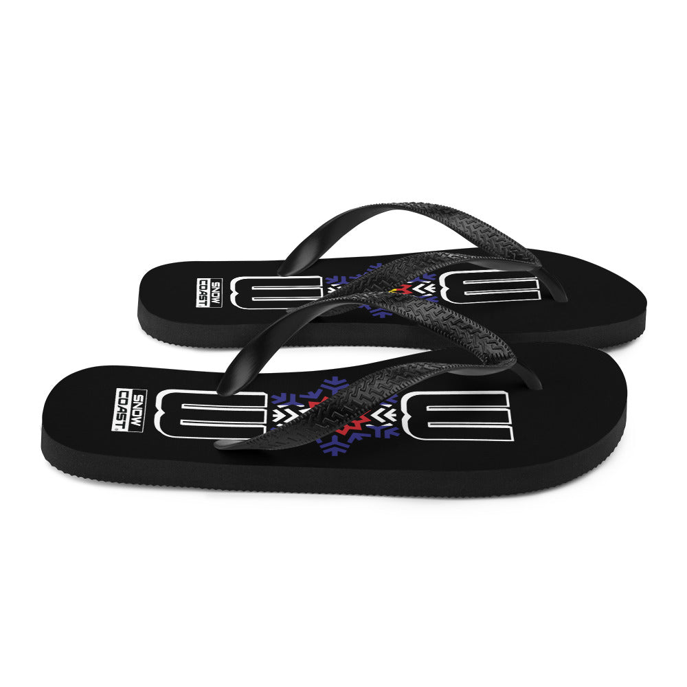 OG Blue 303 Black Flip-Flops