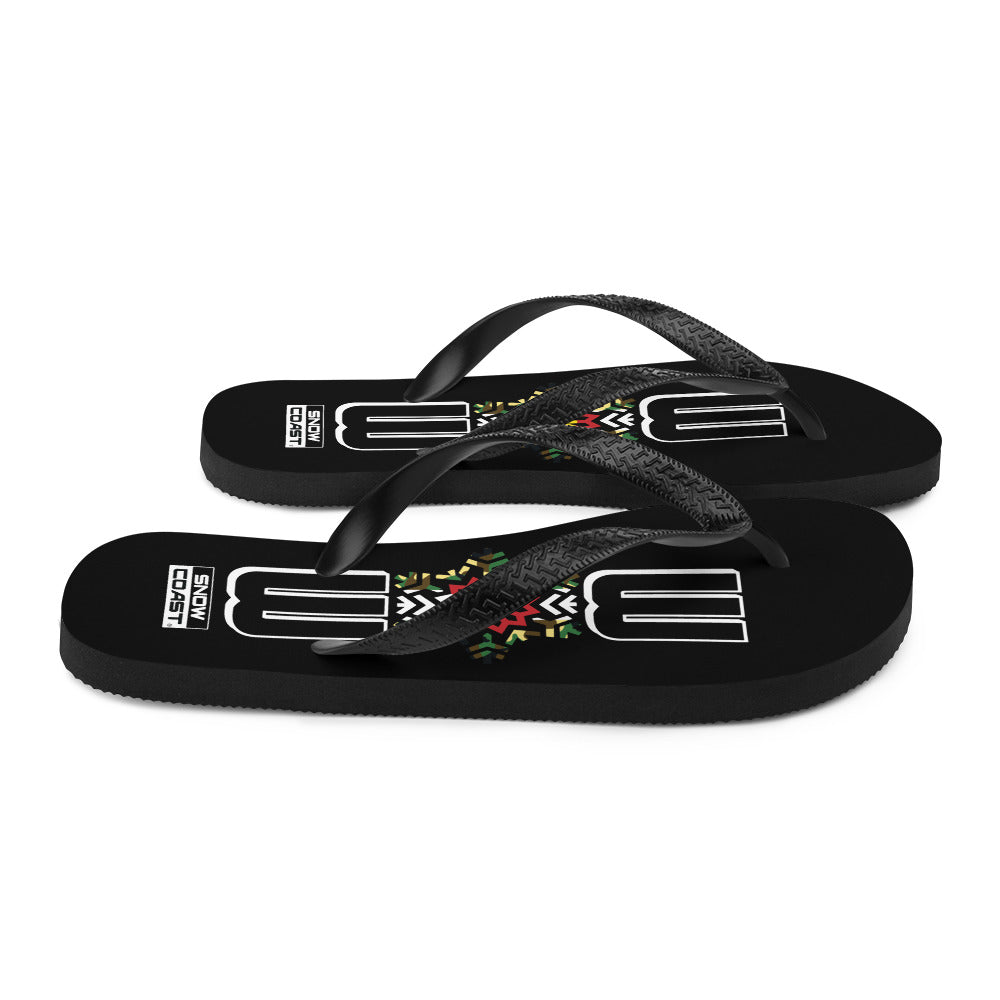 Camo 303 Black Flip-Flops