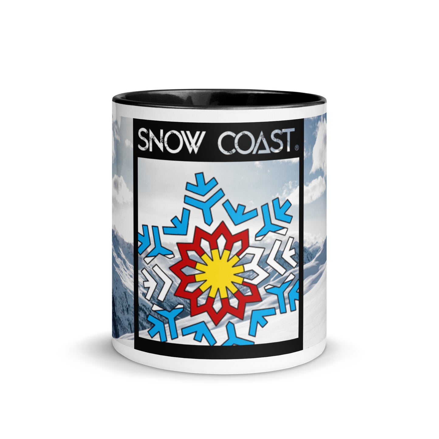 Snow Coast Light Blue Mountain Mug