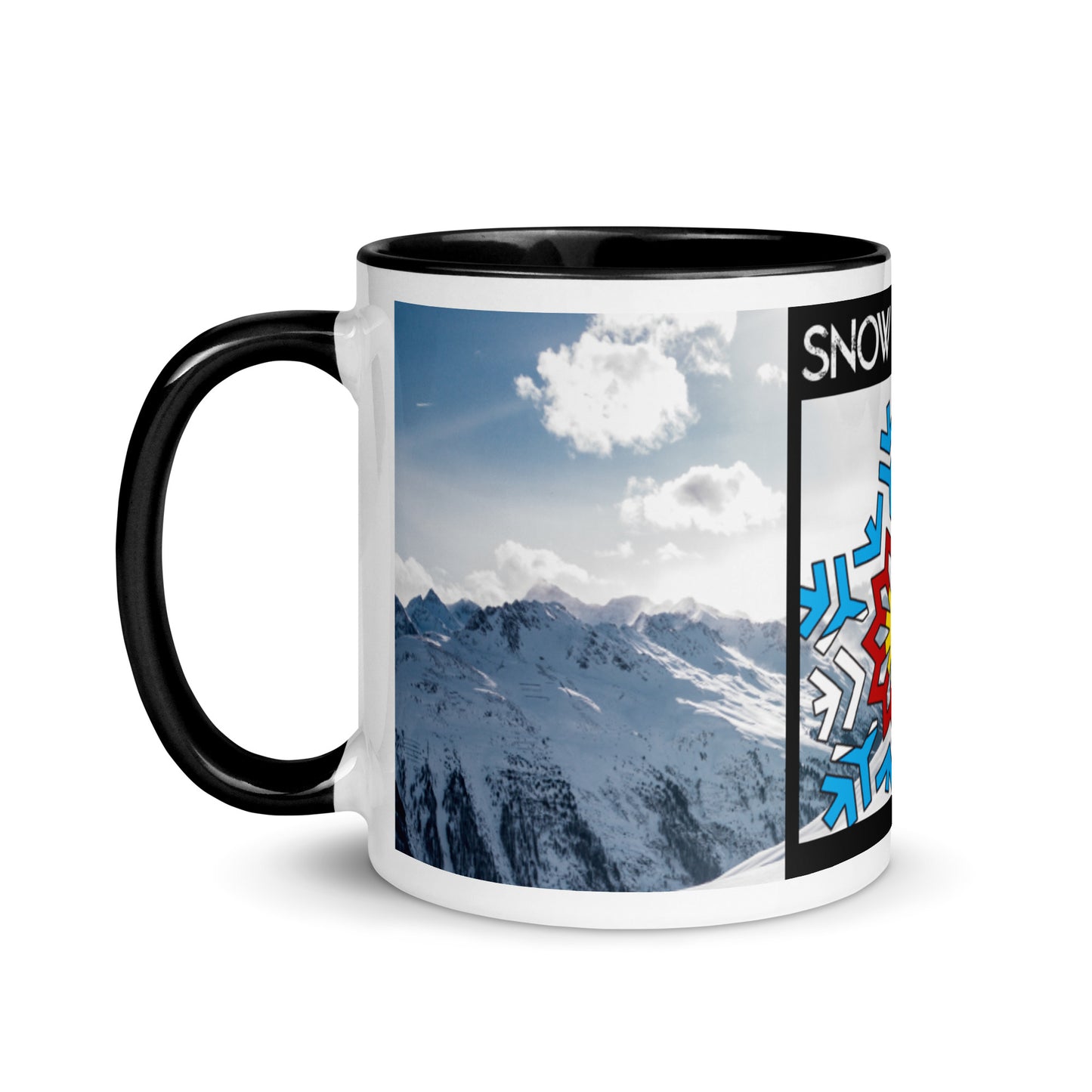 Snow Coast Light Blue Mountain Mug
