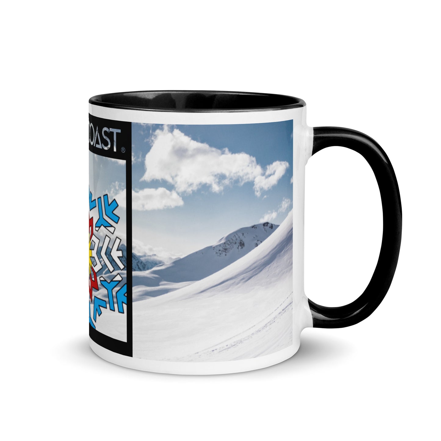 Snow Coast Light Blue Mountain Mug