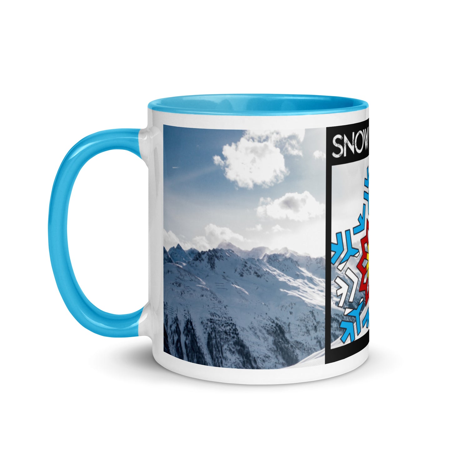 Snow Coast Light Blue Mountain Mug